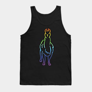 Funny giraffe colorful tshirt Tank Top